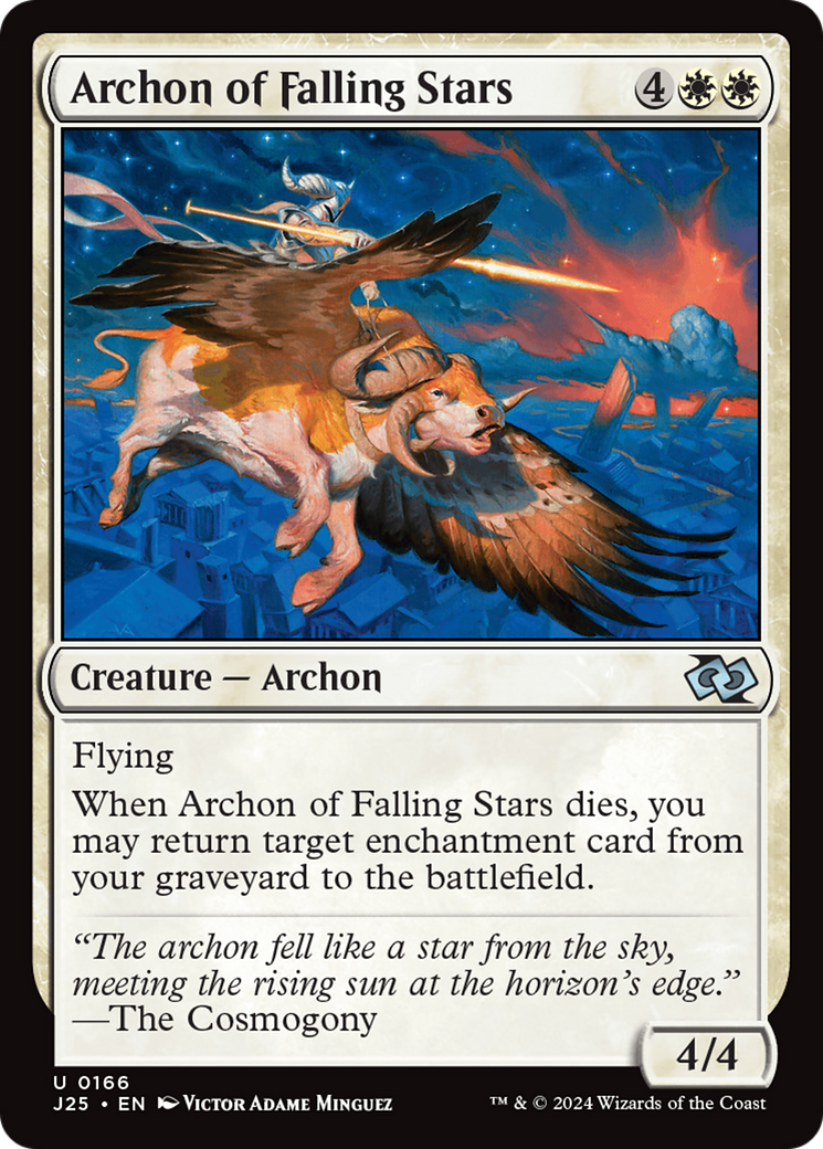 Archon of Falling Stars (J25-166) [Foundations Jumpstart] MTG Single Wizards of the Coast