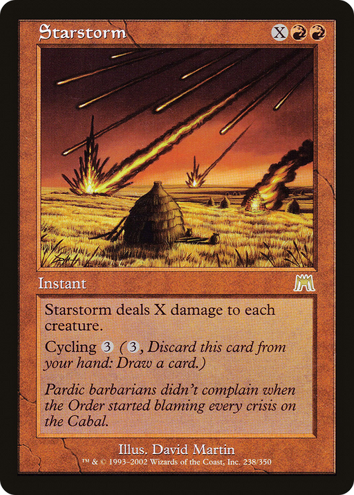 Starstorm (ONS-238) [Onslaught] Foil MTG Single Wizards of the Coast