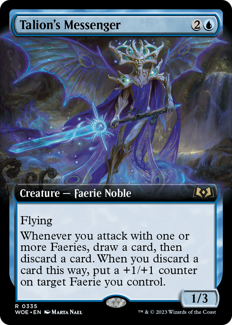 Talion's Messenger (WOE-335) [Wilds of Eldraine] (Extended Art) MTG Single Wizards of the Coast