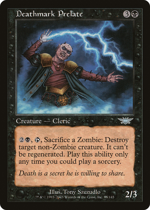 Deathmark Prelate (LGN-065) [Legions] MTG Single Wizards of the Coast