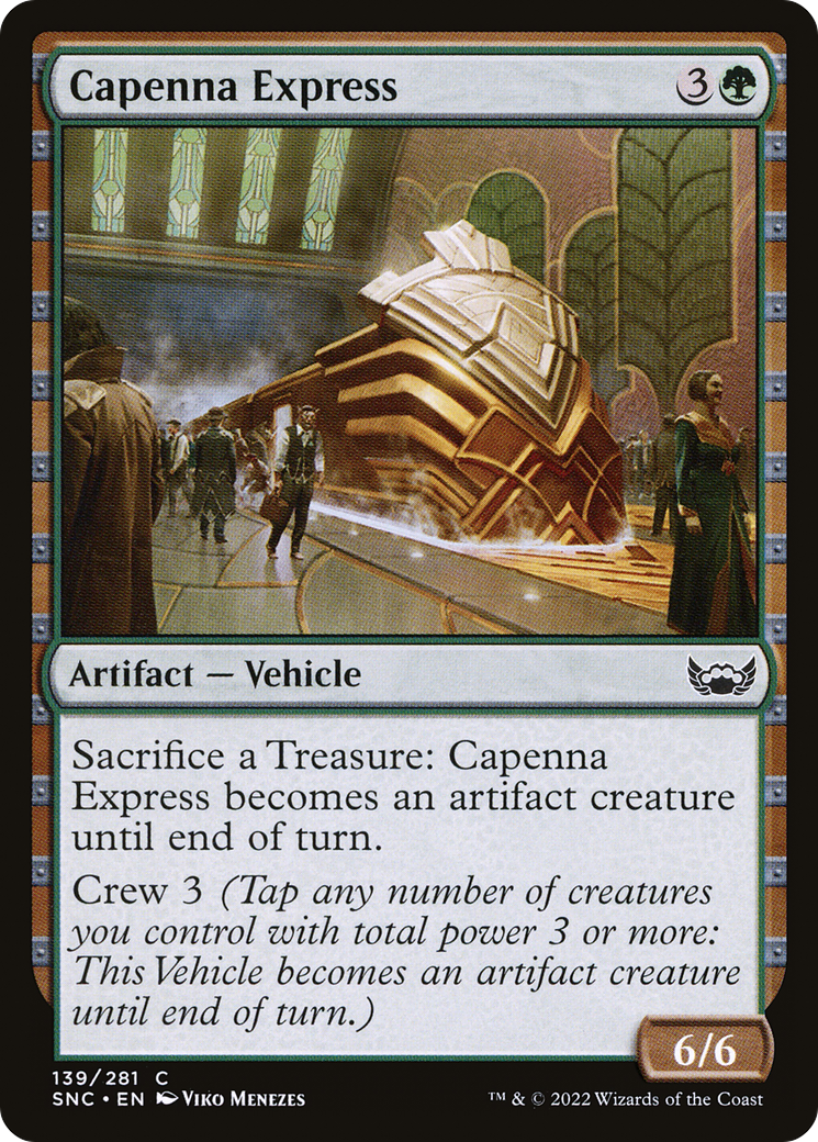 Capenna Express (SNC-139) [Streets of New Capenna] Foil MTG Single Wizards of the Coast