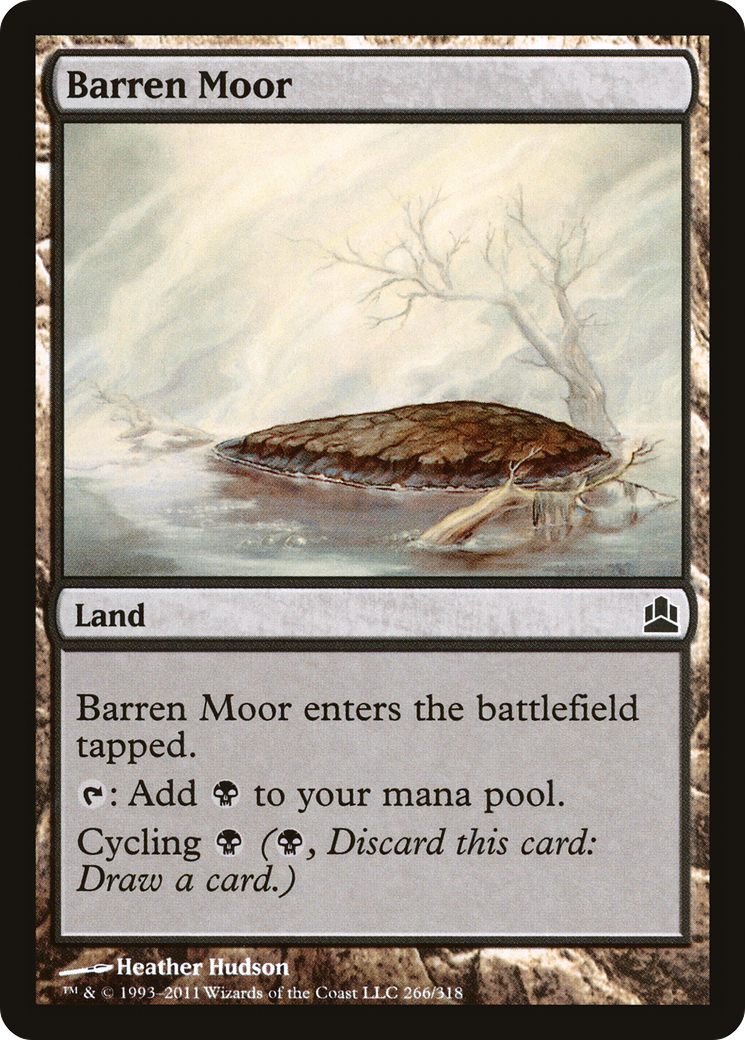 Barren Moor (CMD-266) [Commander 2011] MTG Single Wizards of the Coast