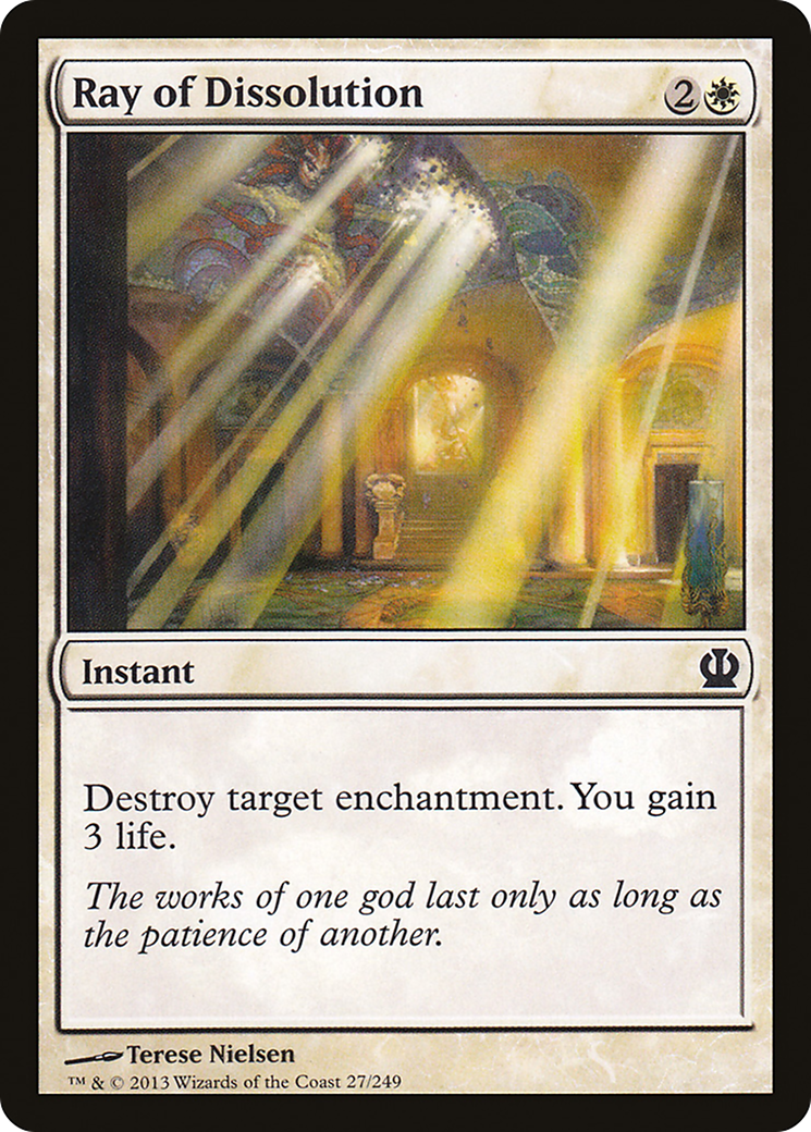 Ray of Dissolution (THS-027) [Theros] Foil MTG Single Wizards of the Coast