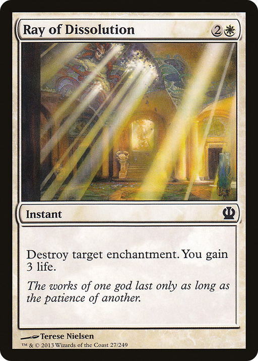 Ray of Dissolution (THS-027) [Theros] MTG Single Wizards of the Coast