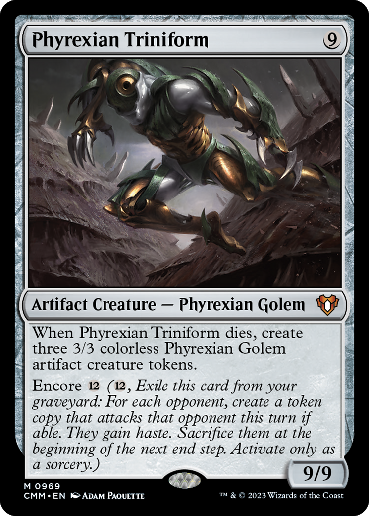 Phyrexian Triniform (CMM-969) [Commander Masters] MTG Single Wizards of the Coast