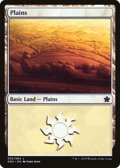 Plains (GN2-055) [Misc] Game Night 2019 MTG Single Wizards of the Coast