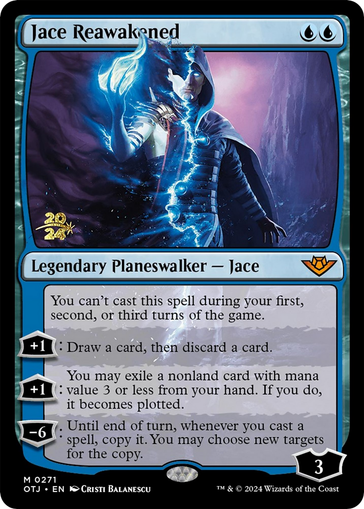 Jace Reawakened (PRE-271) [Outlaws of Thunder Junction Promos] Foil MTG Single Wizards of the Coast