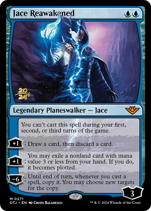 Jace Reawakened (PRE-271) [Outlaws of Thunder Junction Promos] Foil MTG Single Wizards of the Coast