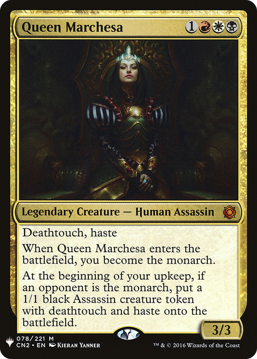 Queen Marchesa (LIST-078) [Mystery Booster] The List MTG Single Wizards of the Coast