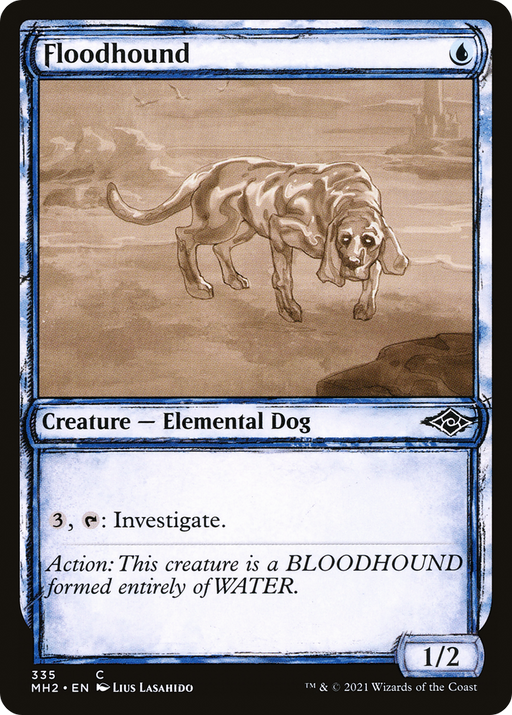 Floodhound (MH2-335) [Modern Horizons 2] (Showcase) Foil MTG Single Wizards of the Coast