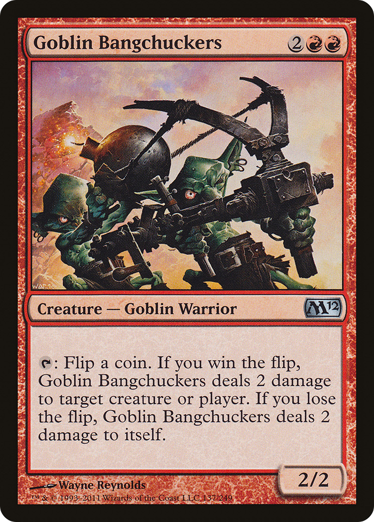 Goblin Bangchuckers (M12-137) [Magic 2012] MTG Single Wizards of the Coast