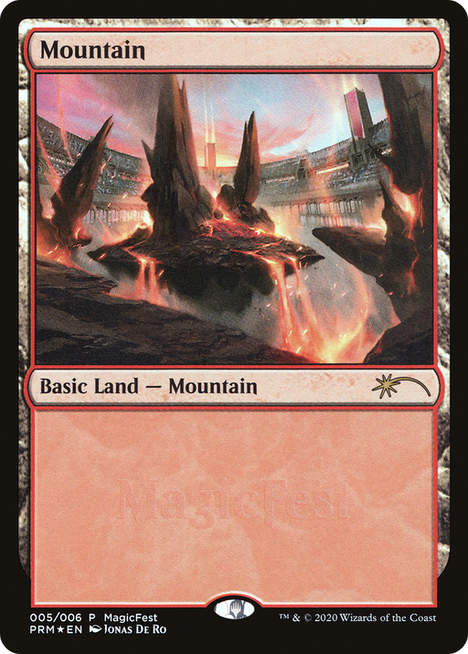 Mountain (2020) (MFP-005) [Misc] MagicFest 2020 Foil MTG Single Wizards of the Coast