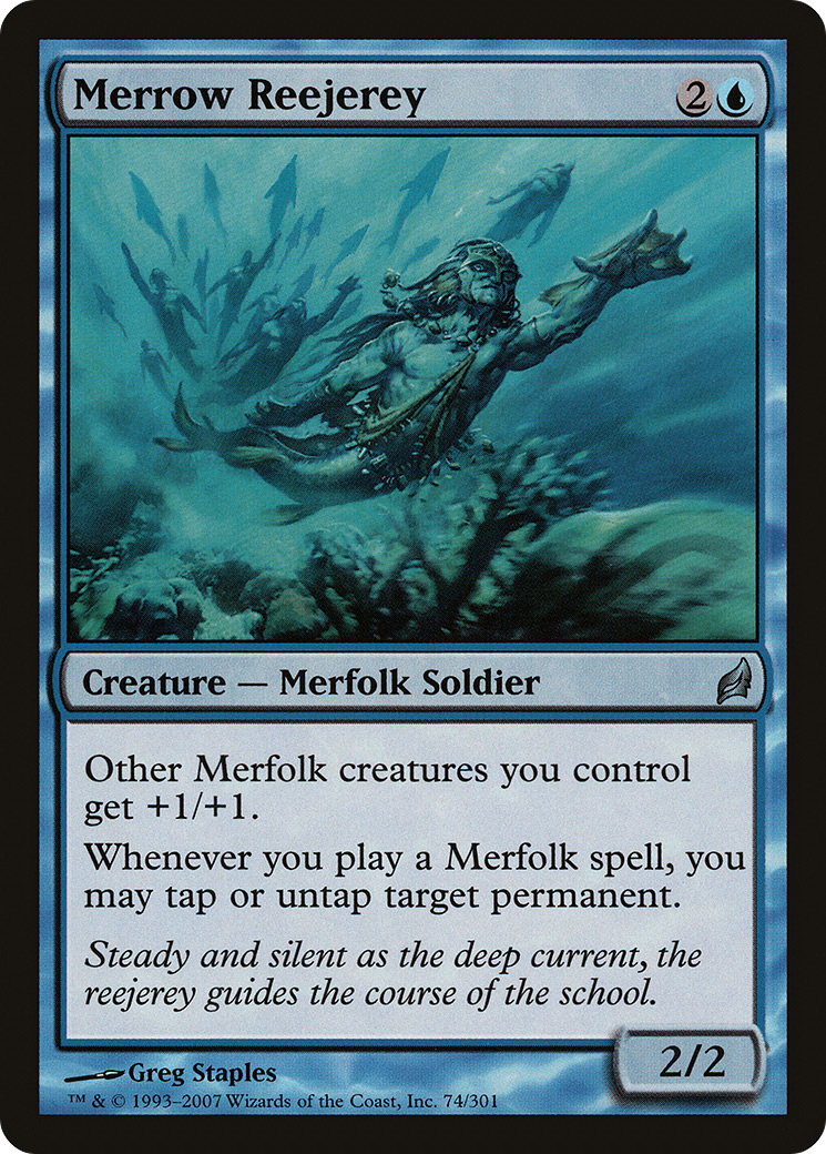 Merrow Reejerey (LRW-074) [Lorwyn] Foil MTG Single Wizards of the Coast