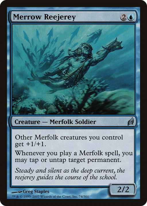 Merrow Reejerey (LRW-074) [Lorwyn] Foil MTG Single Wizards of the Coast