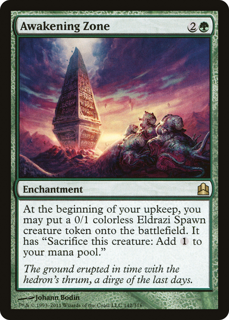 Awakening Zone (CMD-142) [Commander 2011] MTG Single Wizards of the Coast