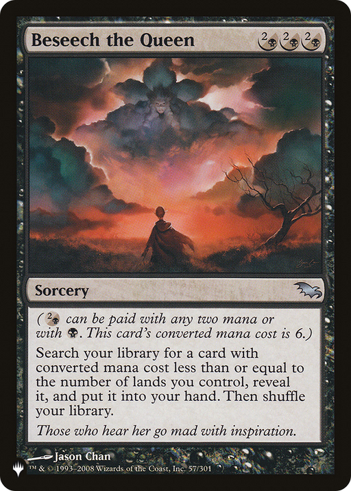 Beseech the Queen (LIST-SHM-57) [Mystery Booster] The List MTG Single Wizards of the Coast