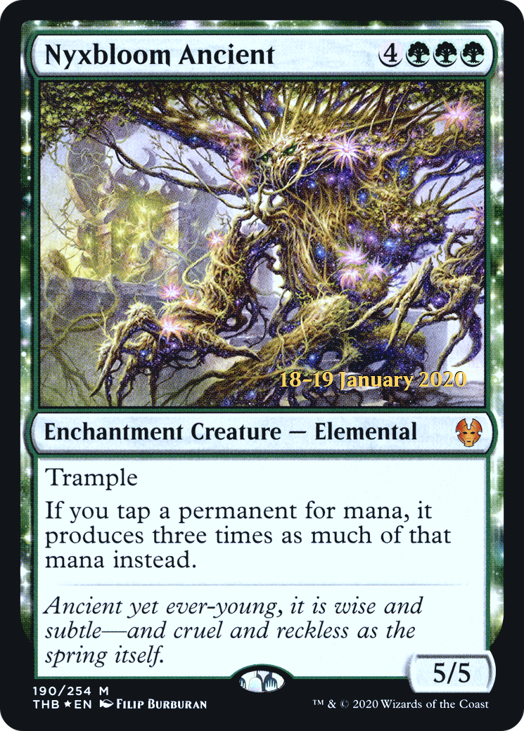 Nyxbloom Ancient (PRE-190) [Theros Beyond Death Promos] Foil MTG Single Wizards of the Coast