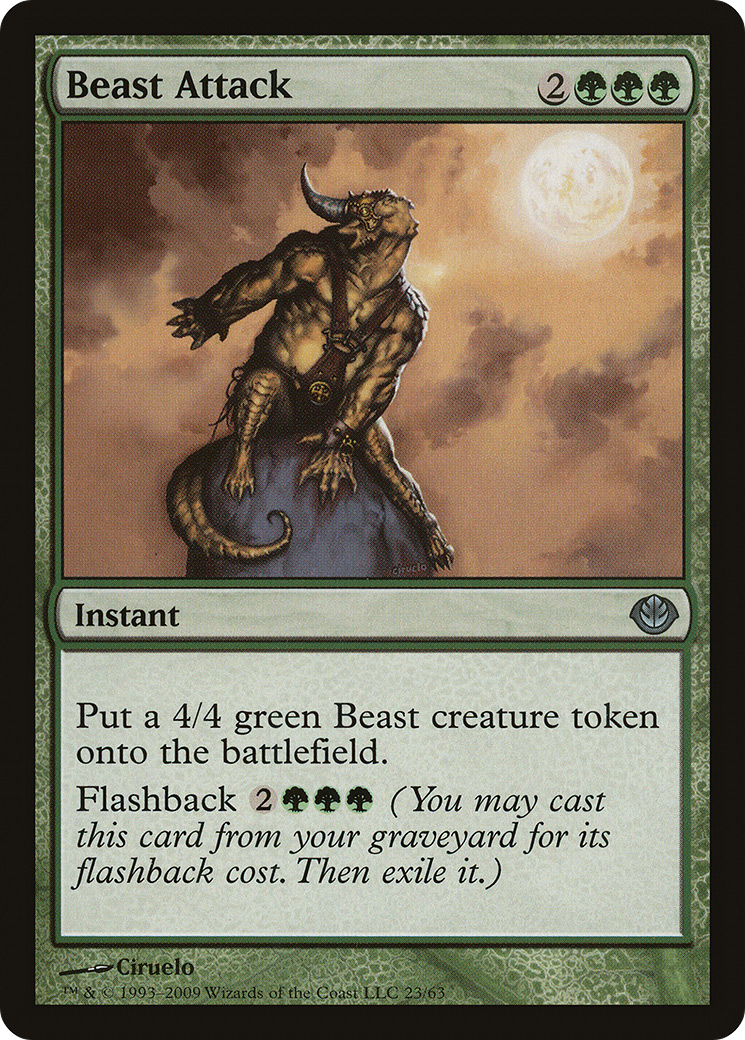 Beast Attack (DDD-023) [Misc] Duel Decks: Garruk vs. Liliana MTG Single Wizards of the Coast