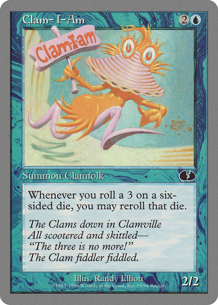 Clam-I-Am (UGL-019) [Unglued] MTG Single Wizards of the Coast