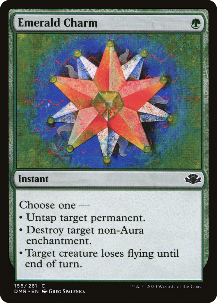 Emerald Charm (DMR-158) [Dominaria Remastered] MTG Single Wizards of the Coast