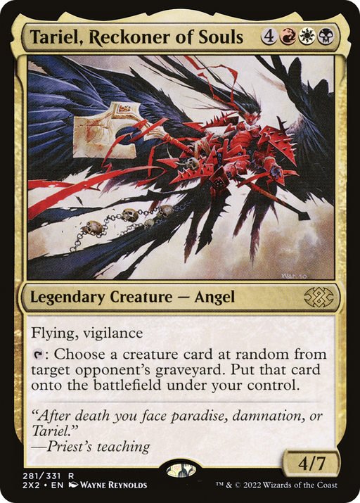 Tariel, Reckoner of Souls (2X2-281) [Double Masters 2022] MTG Single Wizards of the Coast