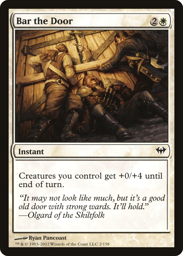 Bar the Door (DKA-002) [Dark Ascension] MTG Single Wizards of the Coast