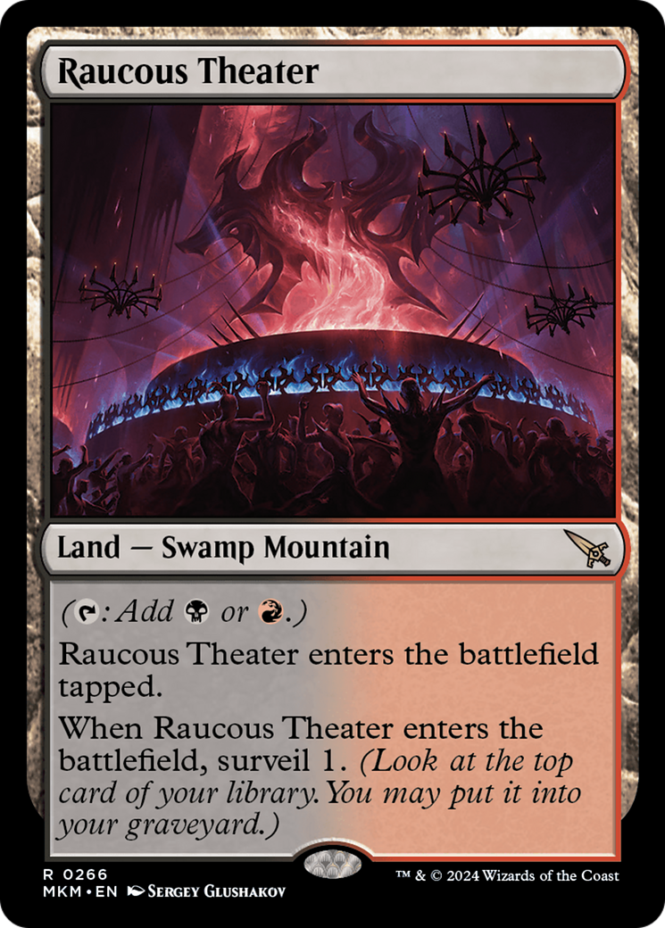 Raucous Theater (MKM-266) [Murders at Karlov Manor] MTG Single Murders at Karlov Manor