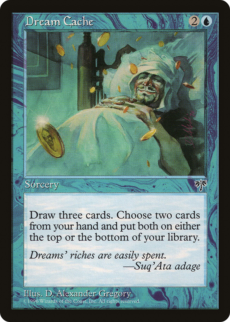 Dream Cache (MIR-062) [Mirage] MTG Single Wizards of the Coast