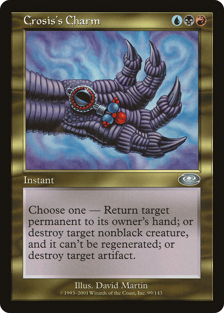 Crosis's Charm (PLS-099) [Planeshift] Foil MTG Single Wizards of the Coast