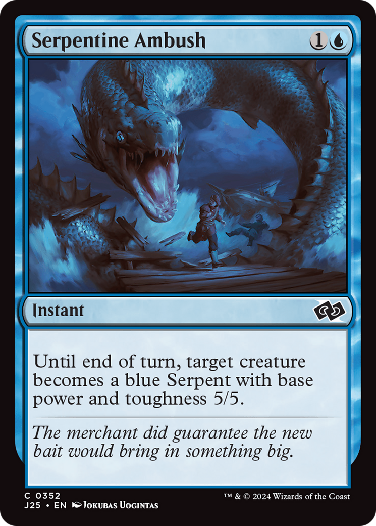 Serpentine Ambush (J25-352) [Foundations Jumpstart] MTG Single Wizards of the Coast