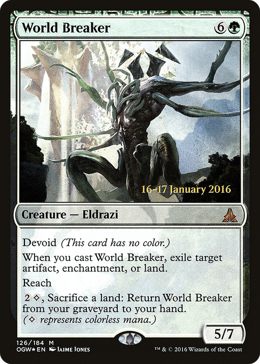 World Breaker (PRE-126) [Oath of the Gatewatch Promos] Foil MTG Single Wizards of the Coast