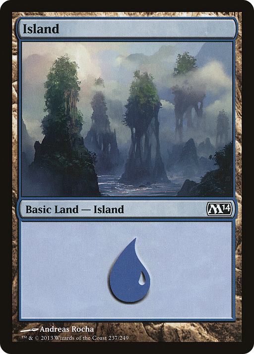 Island (M14-237) [Magic 2014] MTG Single Wizards of the Coast