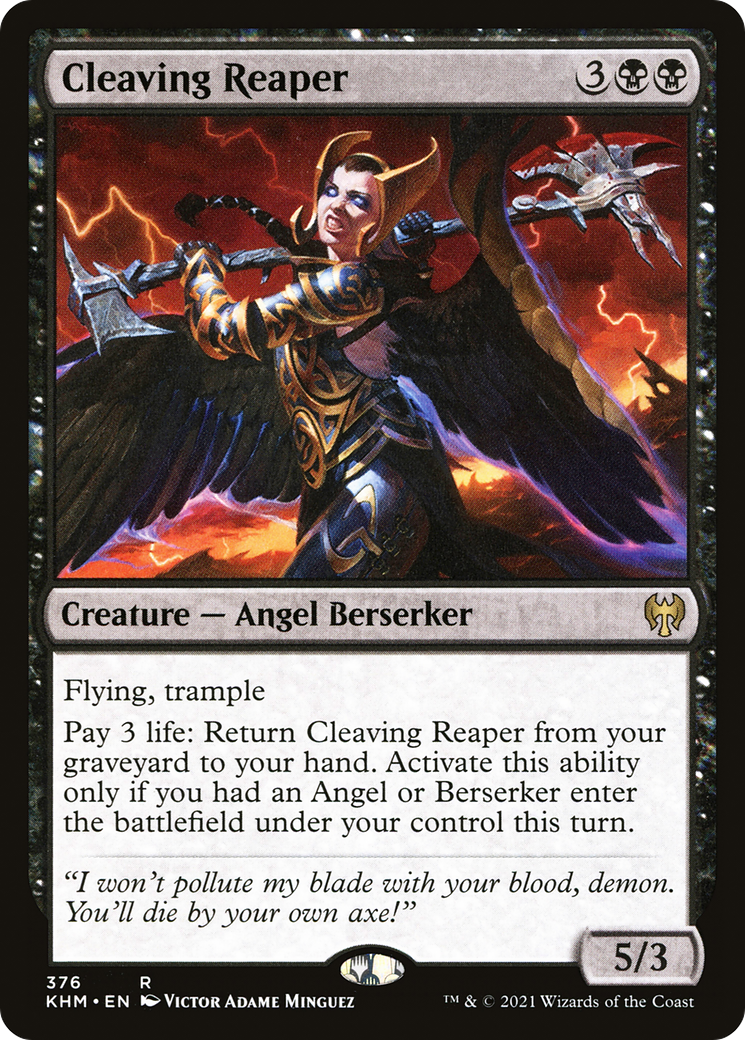 Cleaving Reaper (KHM-376) [Kaldheim] MTG Single Wizards of the Coast