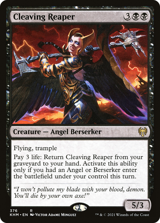Cleaving Reaper (KHM-376) [Kaldheim] MTG Single Wizards of the Coast