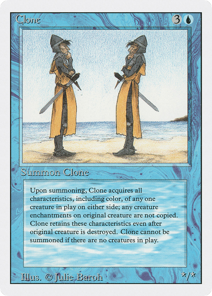 Clone (3ED-) [Revised Edition] MTG Single Wizards of the Coast