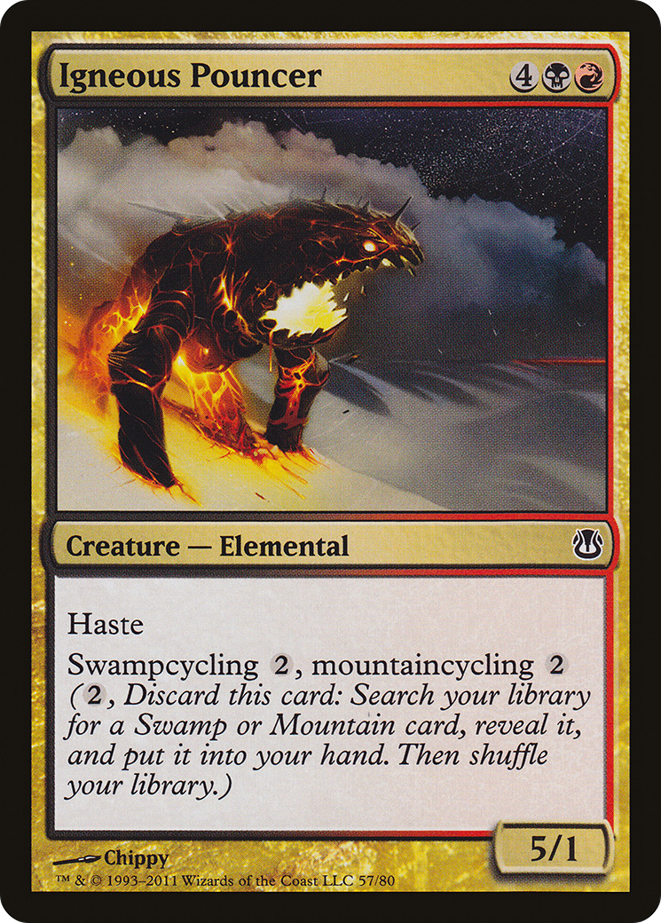Igneous Pouncer (DDH-057) [Misc] Duel Decks: Ajani vs. Nicol Bolas MTG Single Wizards of the Coast