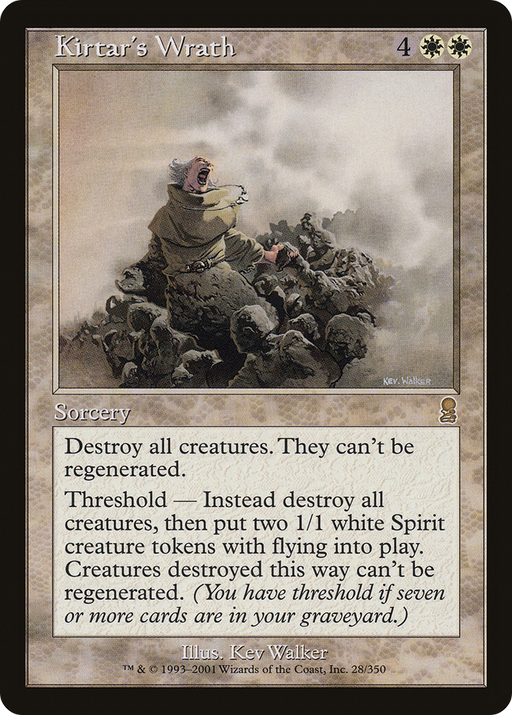 Kirtar's Wrath (ODY-028) [Odyssey] MTG Single Wizards of the Coast