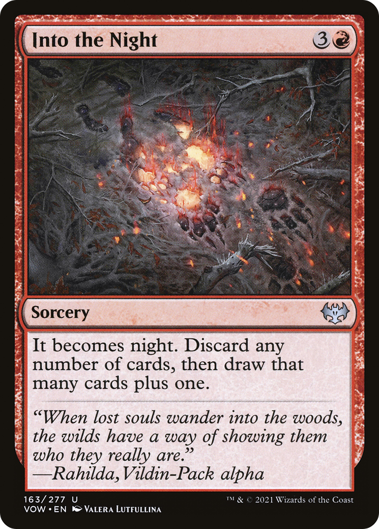 Into the Night (VOW-163) [Innistrad: Crimson Vow] MTG Single Wizards of the Coast