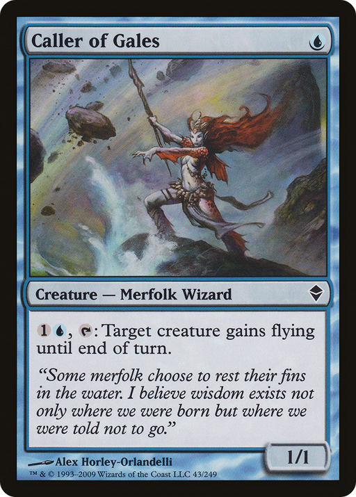 Caller of Gales (ZEN-043) [Zendikar] MTG Single Wizards of the Coast