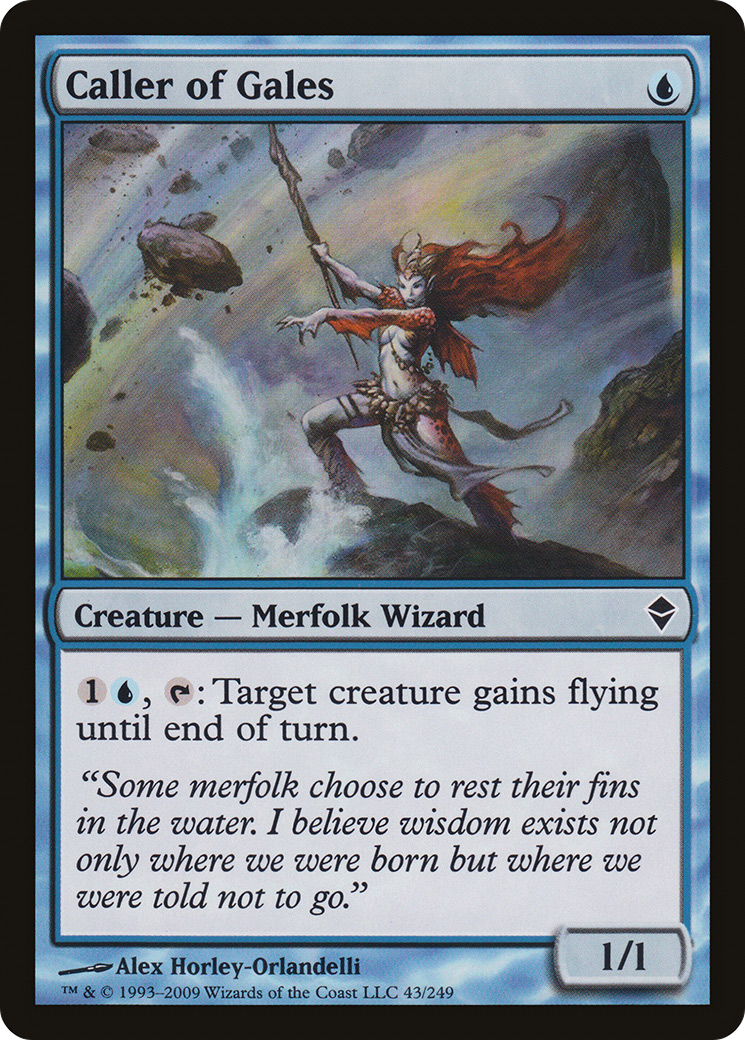 Caller of Gales (ZEN-043) [Zendikar] Foil MTG Single Wizards of the Coast