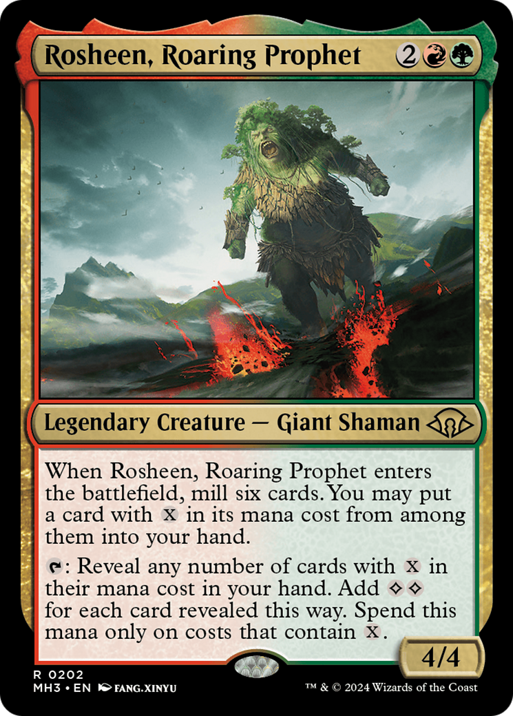 Rosheen, Roaring Prophet (MH3-202) [Modern Horizons 3] MTG Single Modern Horizons 3