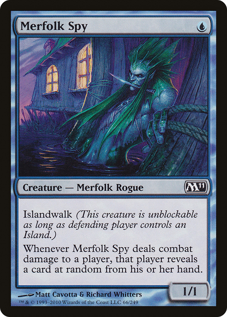 Merfolk Spy (M11-066) [Magic 2011] MTG Single Wizards of the Coast