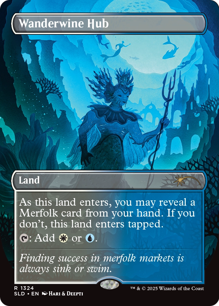 Wanderwine Hub (SLD-1324) [Secret Lair Drop] (Borderless) Foil