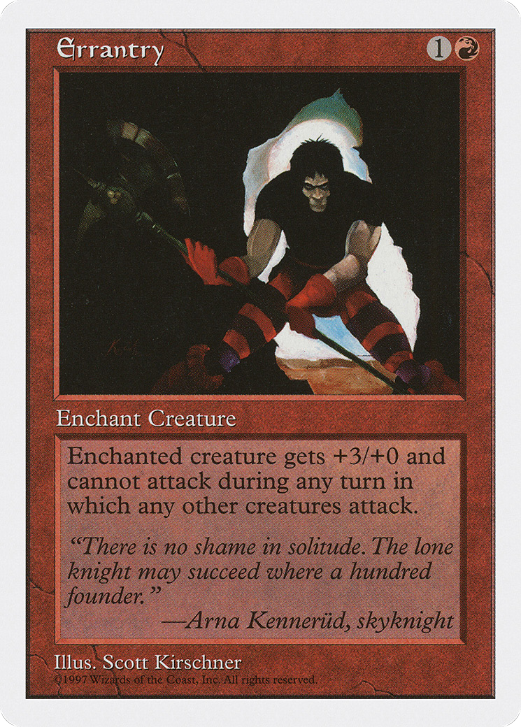 Errantry (5ED-224) [Fifth Edition] MTG Single Wizards of the Coast