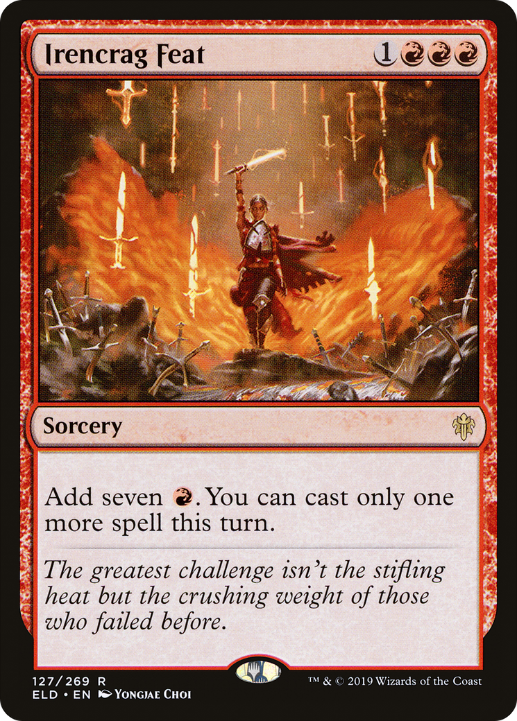 Irencrag Feat (ELD-127) [Throne of Eldraine] Foil MTG Single Wizards of the Coast