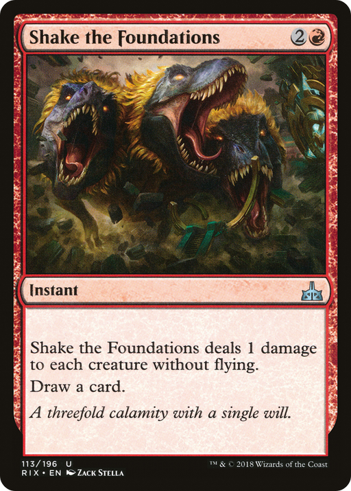 Shake the Foundations (RIX-113) [Rivals of Ixalan] MTG Single Wizards of the Coast