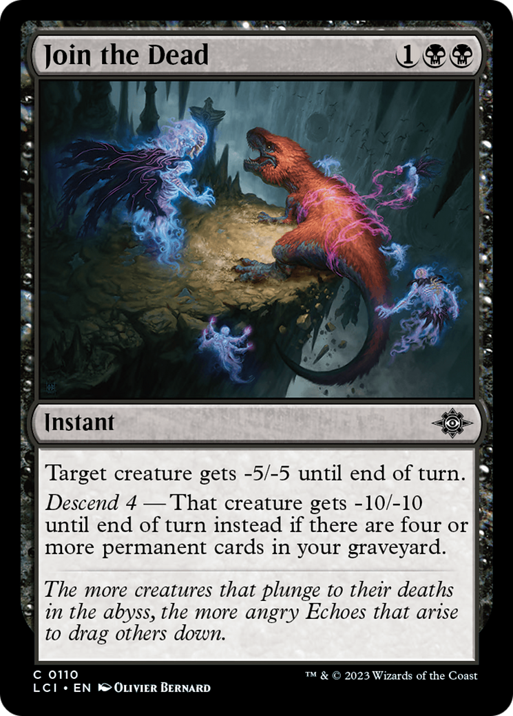 Join the Dead (LCI-110) [The Lost Caverns of Ixalan] Foil MTG Single Wizards of the Coast