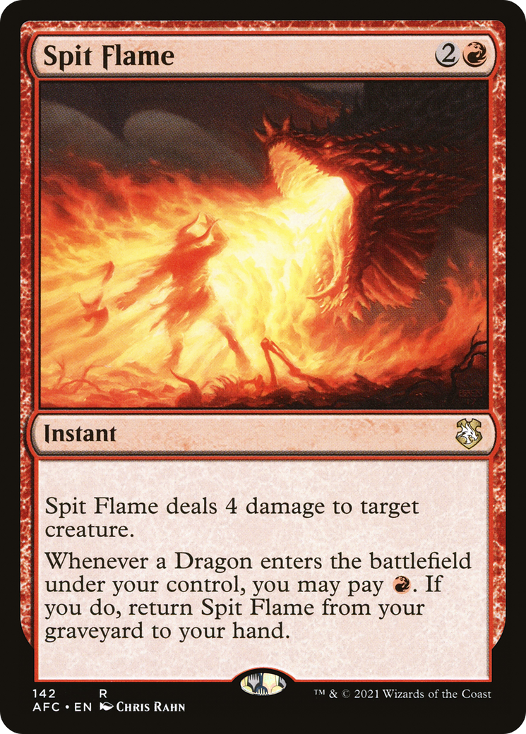 Spit Flame (AFC-142) [Forgotten Realms Commander] MTG Single Wizards of the Coast