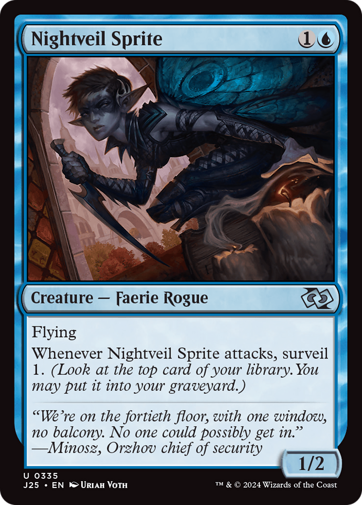 Nightveil Sprite (J25-335) [Foundations Jumpstart] MTG Single Wizards of the Coast