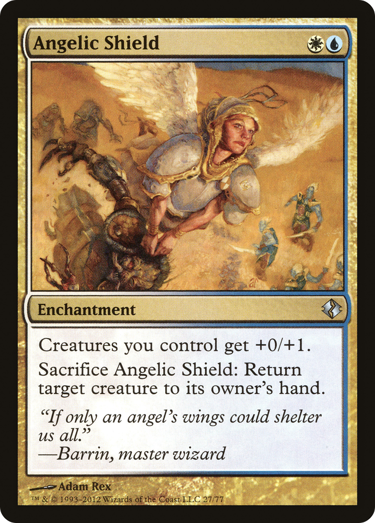 Angelic Shield (DDI-027) [Misc] Duel Decks: Venser vs. Koth MTG Single Wizards of the Coast
